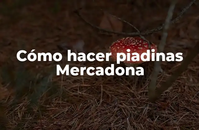 Cómo Hacer Piadinas Mercadona