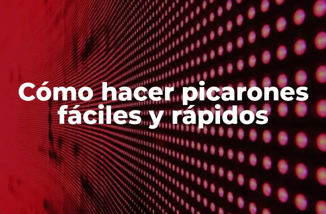 Cómo Hacer Picarones Fáciles y Rápidos