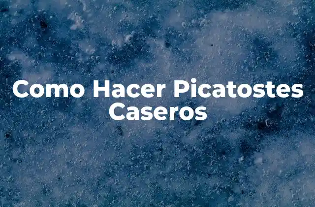 Como Hacer Picatostes Caseros