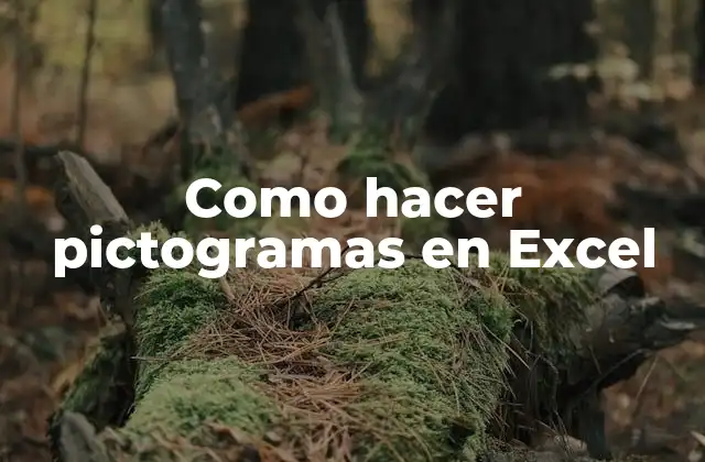 ¿Qué son los pictogramas en Excel?