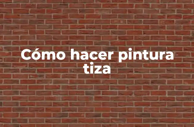 Cómo Hacer Pintura Tiza 2 Cómo hacer pintura tiza