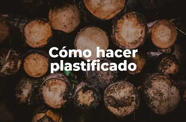 Cómo Hacer Plastificado