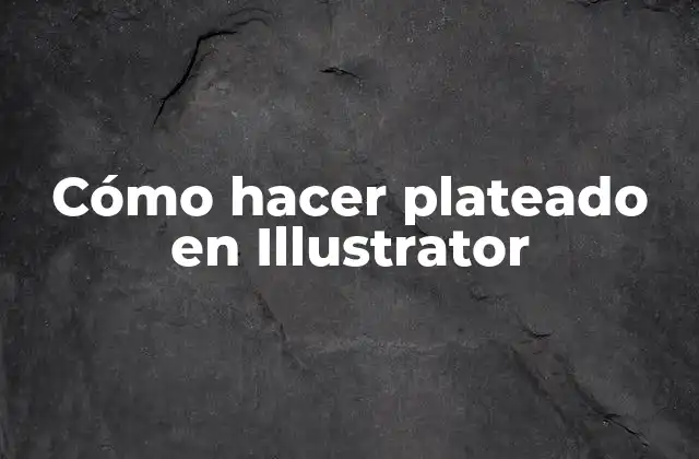 Cómo Hacer Plateado en Illustrator