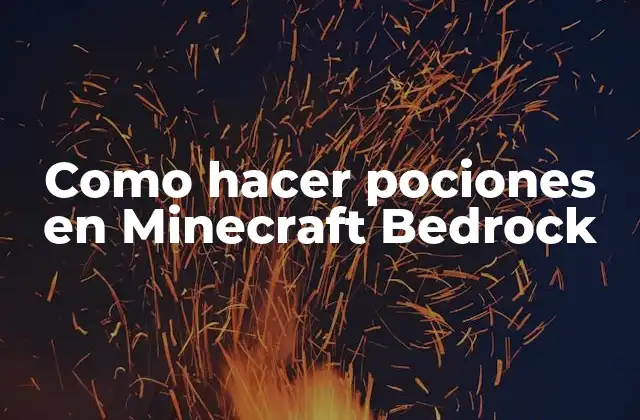 Como Hacer Pociones en Minecraft Bedrock