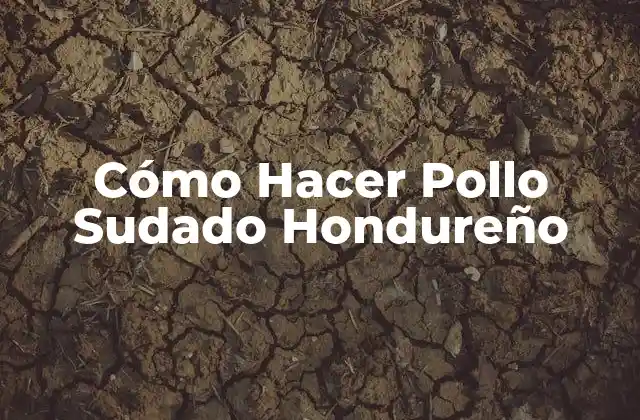 Cómo Hacer Pollo Sudado Hondureño
