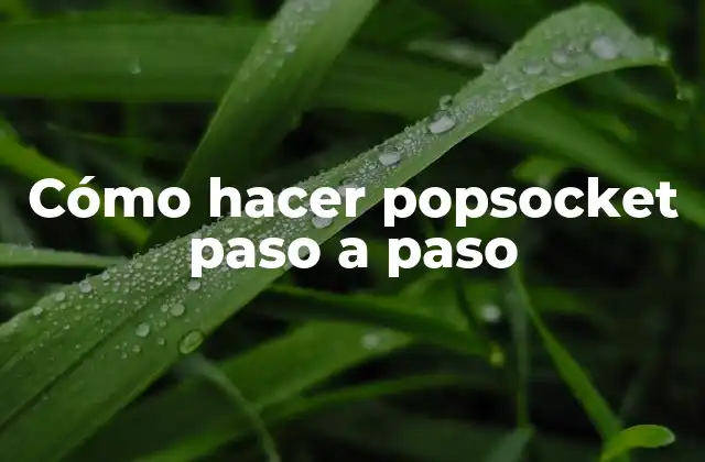 Cómo Hacer Popsocket Paso a Paso