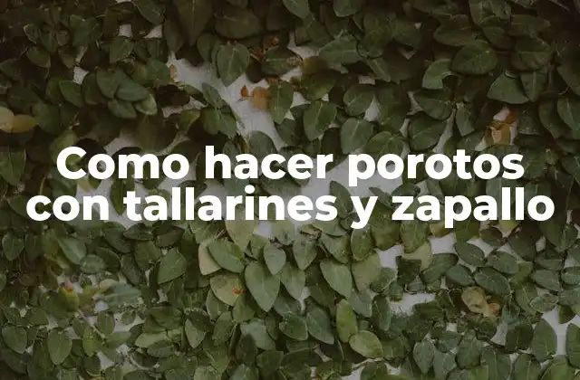 Como Hacer Porotos con Tallarines y Zapallo