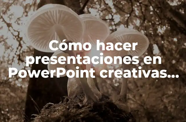 Cómo Hacer Presentaciones en Powerpoint Creativas Paso a Paso