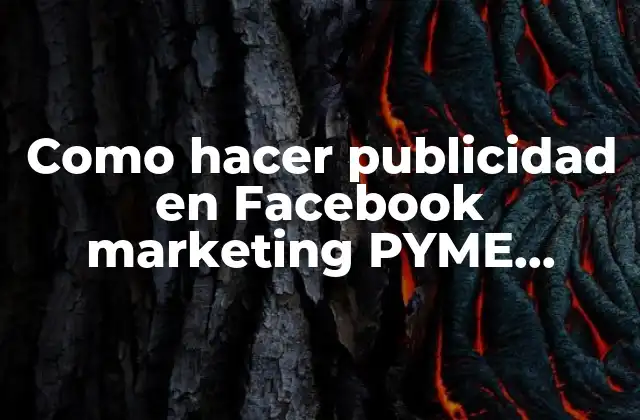 Como Hacer Publicidad en Facebook Marketing Pyme Smartup