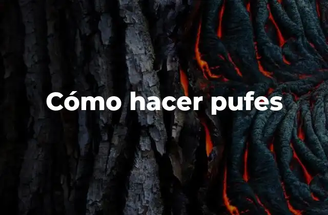 Cómo Hacer Pufes 2 ¿Qué son los pufes?