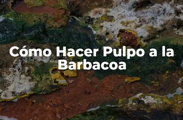 Cómo Hacer Pulpo a la Barbacoa