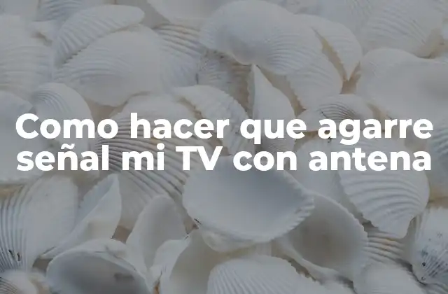 Como Hacer que Agarre Señal Mi Tv con Antena 2 Como hacer que agarre señal mi TV con antena