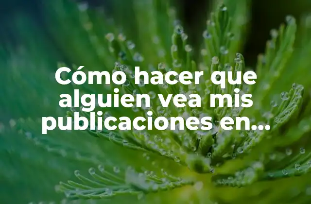 Cómo Hacer que Alguien Vea Mis Publicaciones en Facebook 2 Cómo hacer que alguien vea mis publicaciones en Facebook
