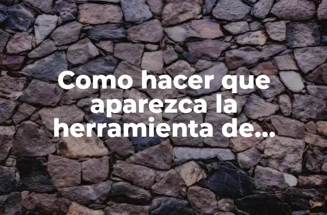 Como Hacer que Aparezca la Herramienta de Encuadre en Revit