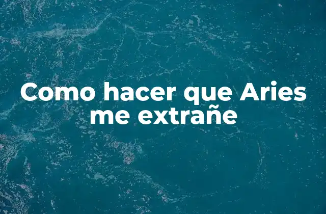 ¿Qué es el signo de Aries y cómo funciona?