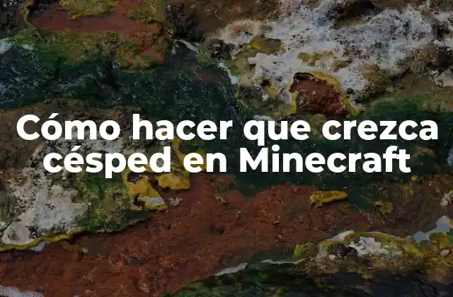 Cómo Hacer que Crezca Césped en Minecraft 2 Cómo hacer que crezca césped en Minecraft