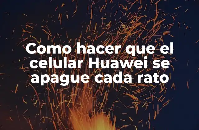 Como Hacer que el Celular Huawei Se Apague Cada Rato 2 El apagado frecuente en celulares Huawei