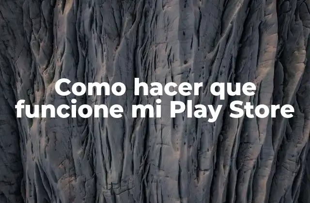 ¿Qué es el Play Store y cómo funciona?