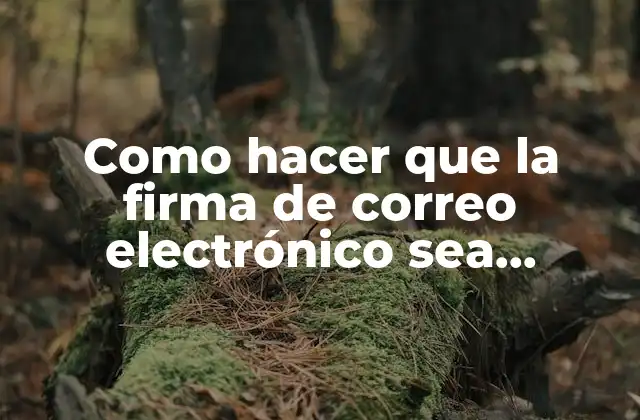 Como Hacer que la Firma de Correo Electrónico Sea Responsiva