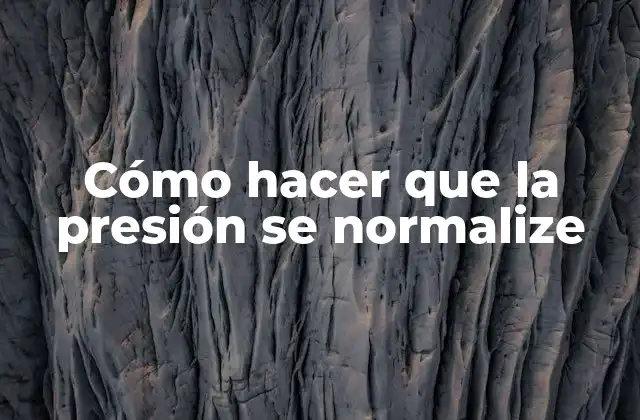 ¿Qué es la presión arterial normal y por qué es importante?