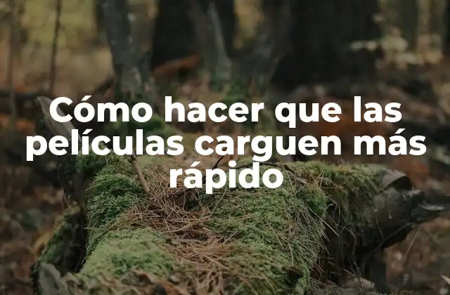 Cómo Hacer que las Películas Carguen Más Rápido