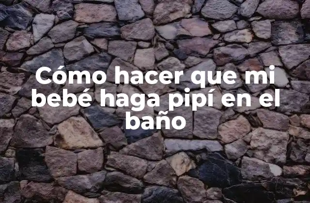 Cómo Hacer que Mi Bebé Haga Pipí en el Baño 2 Cómo hacer que mi bebé haga pipí en el baño