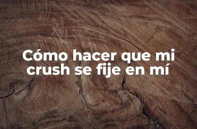 ¿Qué es Llamar la Atención de Tu Crush y Cómo Funciona?