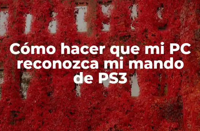 Cómo funciona el mando de PS3 y qué necesitas para conectarlo a tu PC
