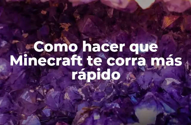 ¿Qué es el rendimiento en Minecraft?