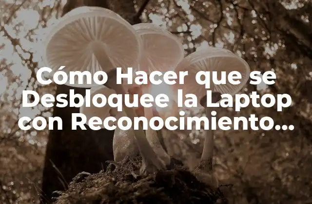 Cómo Hacer que Se Desbloquee la Laptop con Reconocimiento Facial