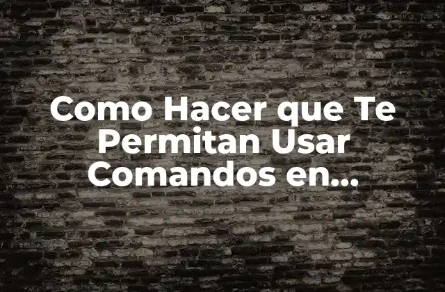 Como Hacer que Te Permitan Usar Comandos en Minecraft