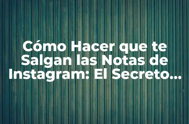 ¿Por qué son Importantes las Notas de Instagram?