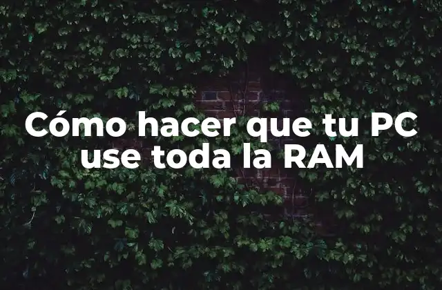 ¿Qué es la RAM y para qué sirve?