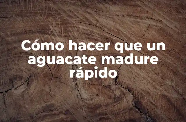 Cómo Hacer que un Aguacate Madure Rápido 16 Cómo hacer que un aguacate madure rápido