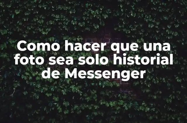 Qué es un histórial de Messenger y para qué sirve