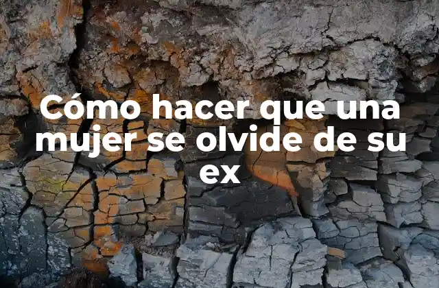 Cómo Hacer que una Mujer Se Olvide de Su Ex