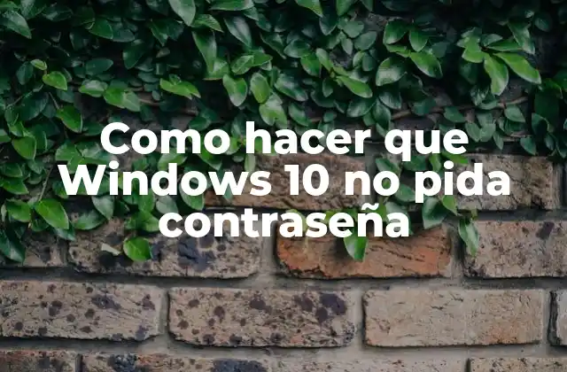 ¿Qué es la contraseña de inicio de sesión en Windows 10 y para qué sirve?