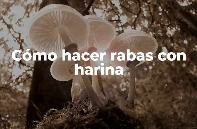 Cómo Hacer Rabas con Harina