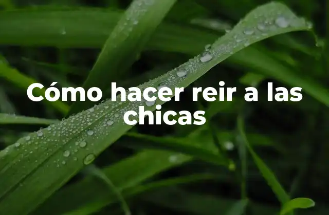 Cómo Hacer Reir a las Chicas 2 Cómo hacer reir a las chicas