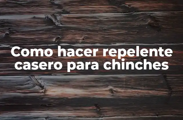 Como Hacer Repelente Casero para Chinches