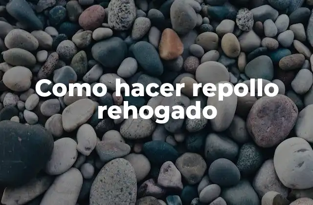 Como Hacer Repollo Rehogado