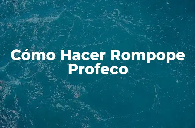 Cómo Hacer Rompope Profeco
