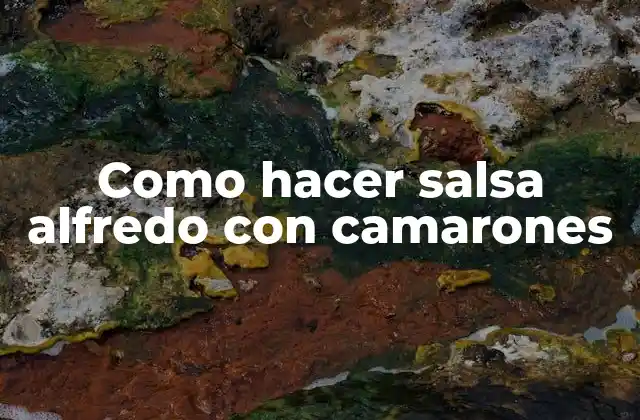 Como Hacer Salsa Alfredo con Camarones