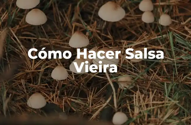 ¿Qué es la Salsa Vieira?