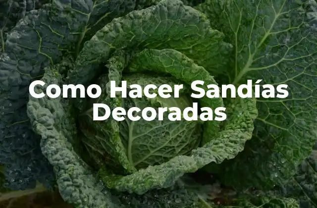 Como Hacer Sandías Decoradas 2 ¿Qué son las Sandías Decoradas?