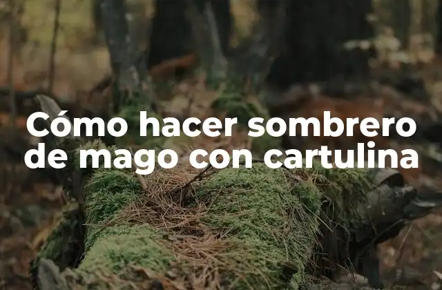 Cómo Hacer Sombrero de Mago con Cartulina