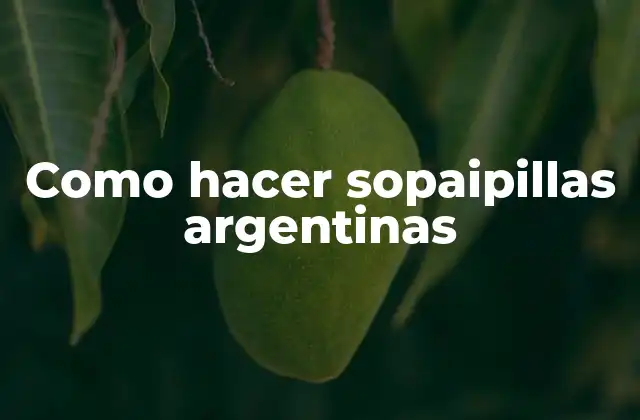 Como Hacer Sopaipillas Argentinas 2 ¿Qué son las sopaipillas argentinas?