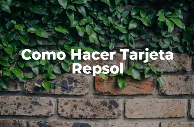 Como Hacer Tarjeta Repsol 2 Qué es la Tarjeta Repsol y Para Qué Sirve
