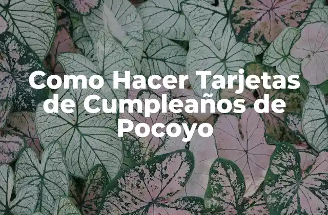 Tarjetas de Cumpleaños de Pocoyo