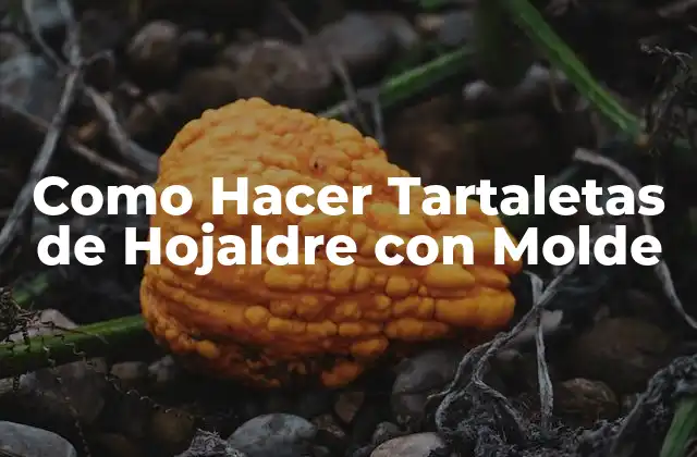 Como Hacer Tartaletas de Hojaldre con Molde